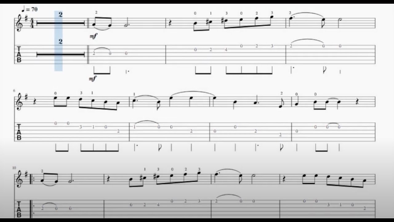 YESTERDAY - Easy transcription and backing track by roberto bartoli