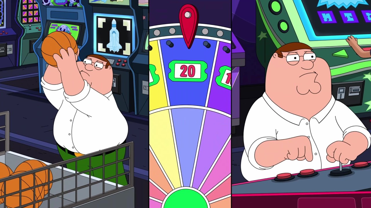 Family Guy - Video games and tickets montage