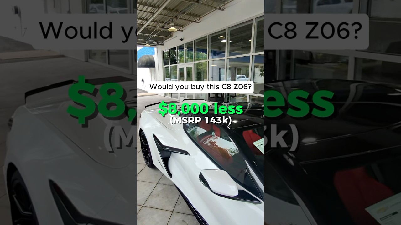 Is this $143k C8 Z06 worth it?