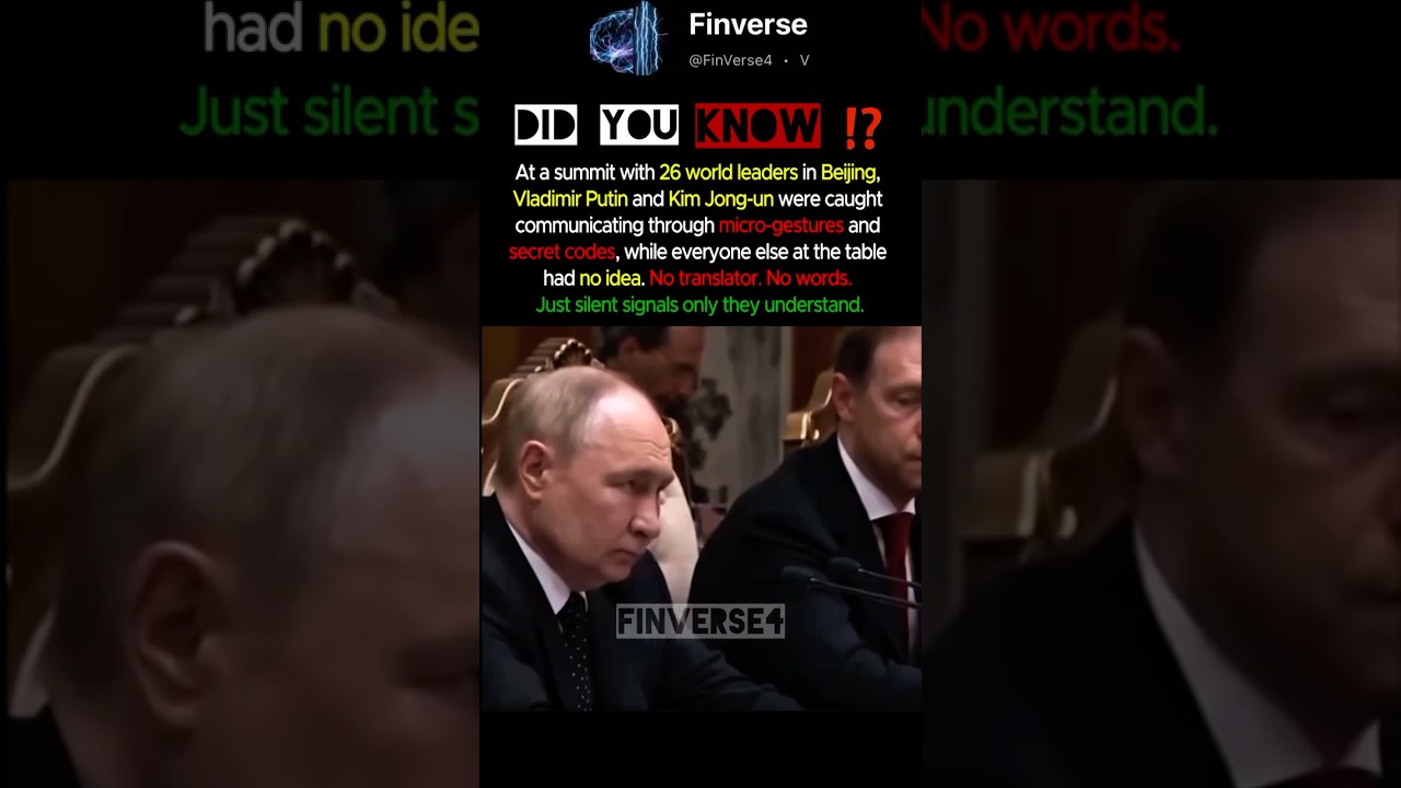 Putin & Kim&rsquo;s Secret Signal That Left 26 World Leaders Confused 😳.
