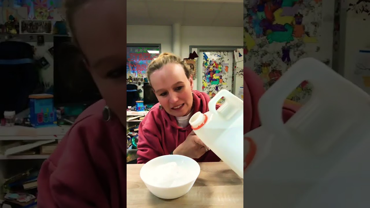 SLIME MIT NEUEM BILOU DUSCHSCHAUM #slime #diy #diyinspiration #shorts
