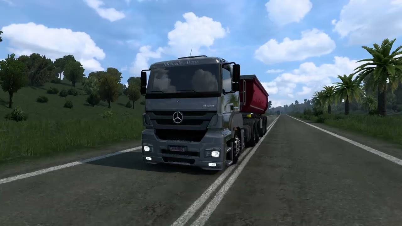 Mercedes-Benz Axor No Euro Truck Simulator 2 MAPA-BR