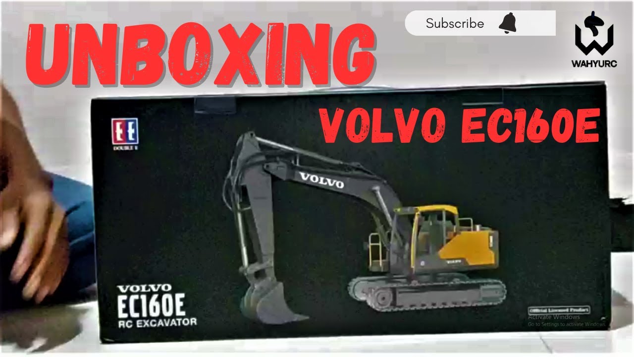 Rc Excavator Murah Super Keren Volvo EC160E | Rc Excavator Unboxing