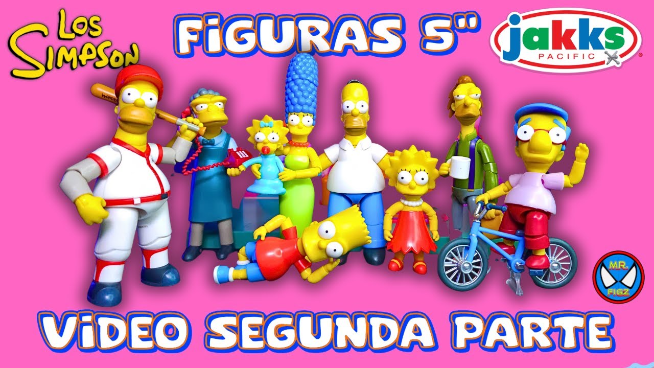 REVIEW EN ESPAÑOL LOS SIMPSONS WAVE 3 COLECCION FIGURAS 5 PULGADAS