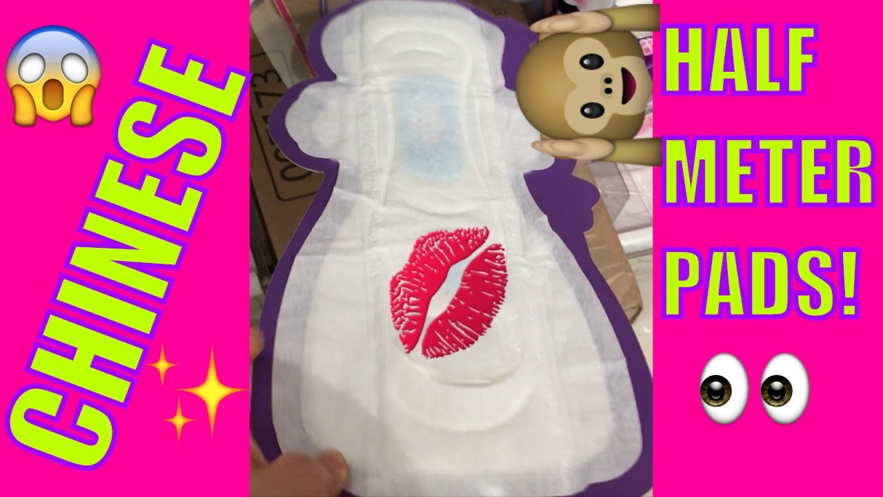 HALF METER PADS?! Can you FIND TAMPONS in CHINA ?