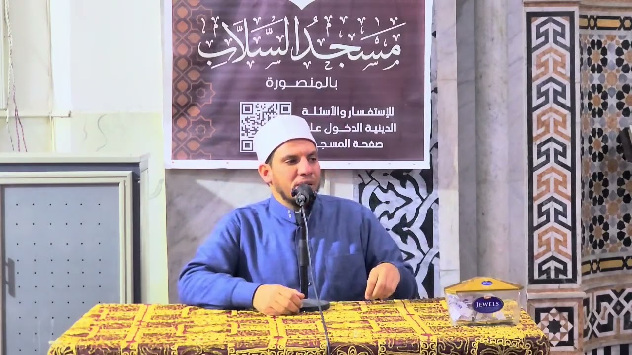 كنا مع رسول الله ﷺ وهو أخذ بيد عمر.د حسين البطاوي.  #خاطره 
