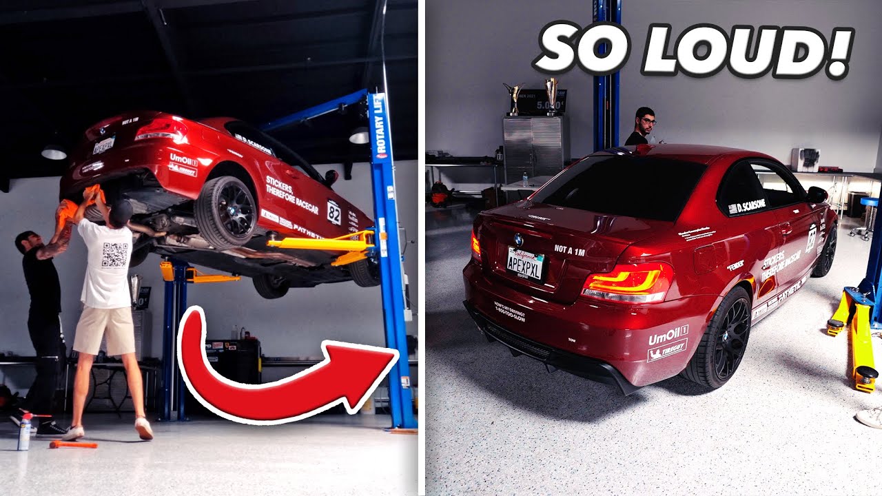 Race Exhaust in My BMW 135i | Berk Technology Catback Exhaust Install