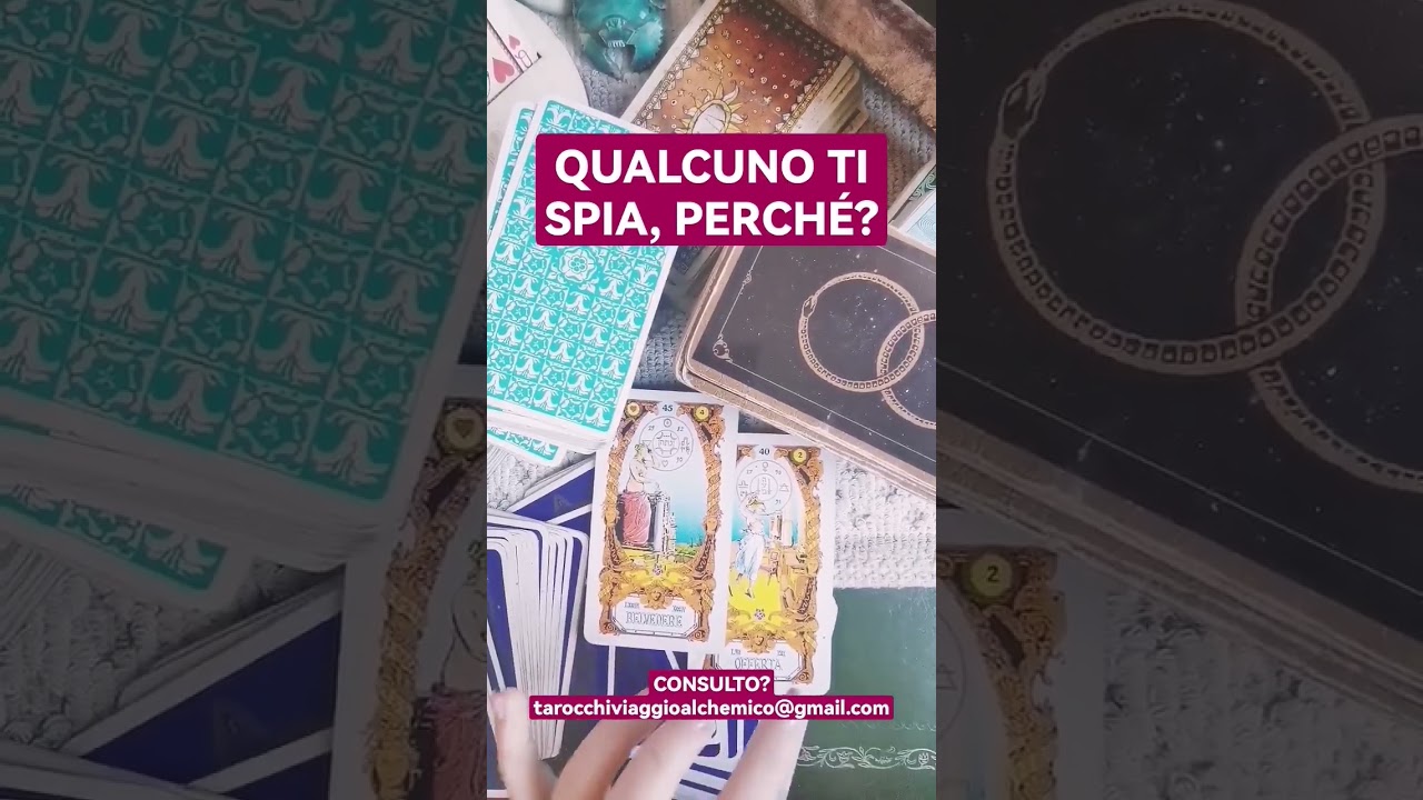 Qualcuno ti spia, perch&eacute;?🥰#tarocchi #interattivo #tarot #viral #music #shorts