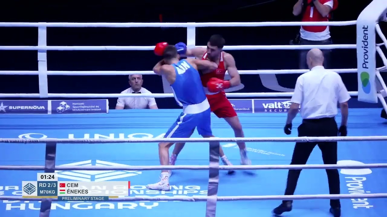 Cem Kaya (TUR) vs. Dominik &Eacute;nekes (HUN) European U23 Championships 2025 (70kg)