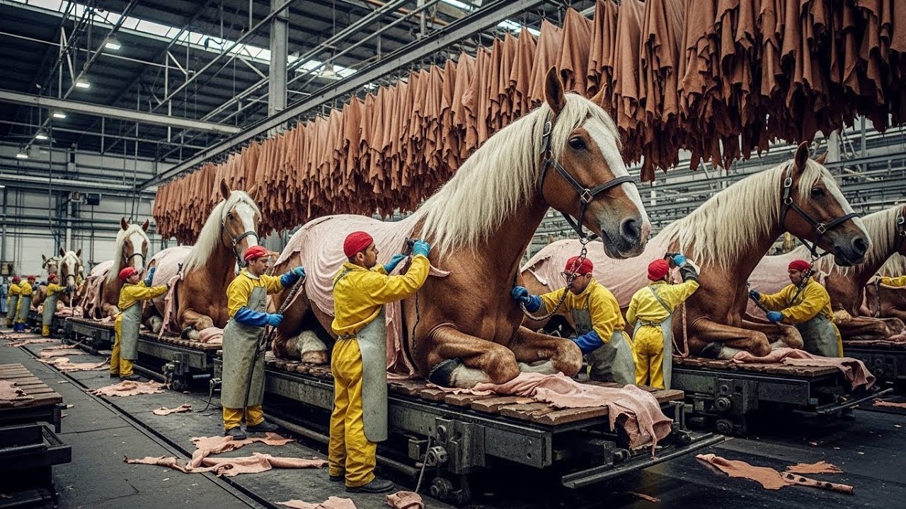 Inside the Horse Leather Factory - How Elite Horsehide Becomes $1,000,000 Luxury Goods