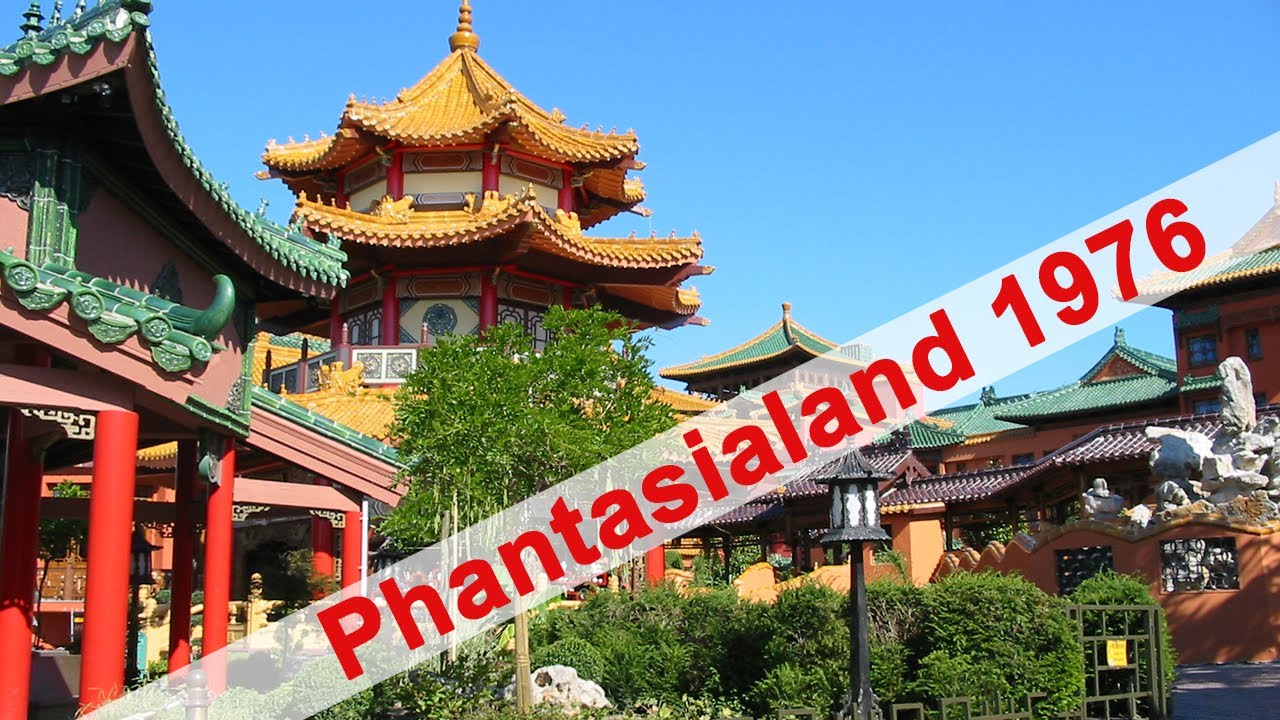 Phantasialand 1976 mit vielen bereits geschlossenen Attraktionen
