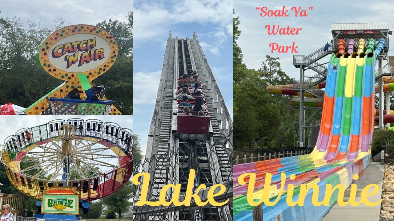 Lake Winnepesaukah Amusement Park & Soak Ya Water Park - A Fun Filled Day!  Lake Winnie!!!