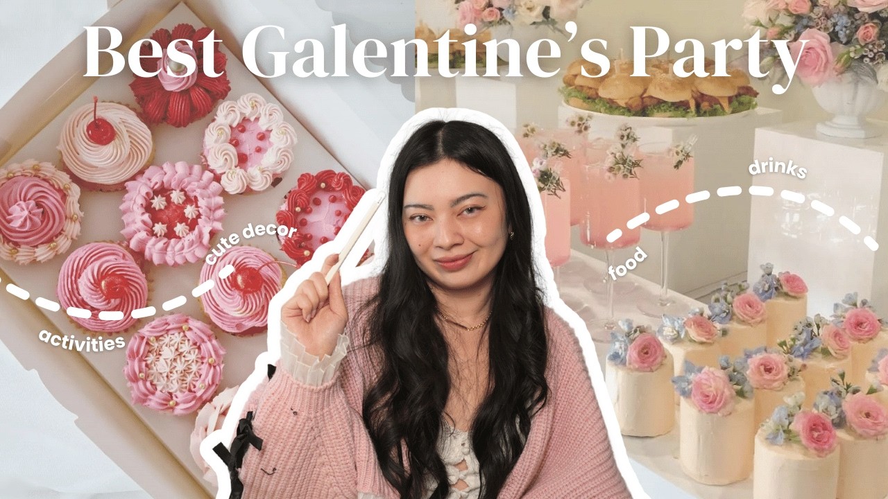 How to Host: Galentine's Day Party Ideas ✨ 35+ ideas for decor, food, theme, and more