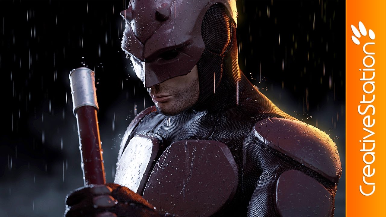 Daredevil - 3D Speed art (#ZBrush, #Blender, #Photoshop) | CreativeStation