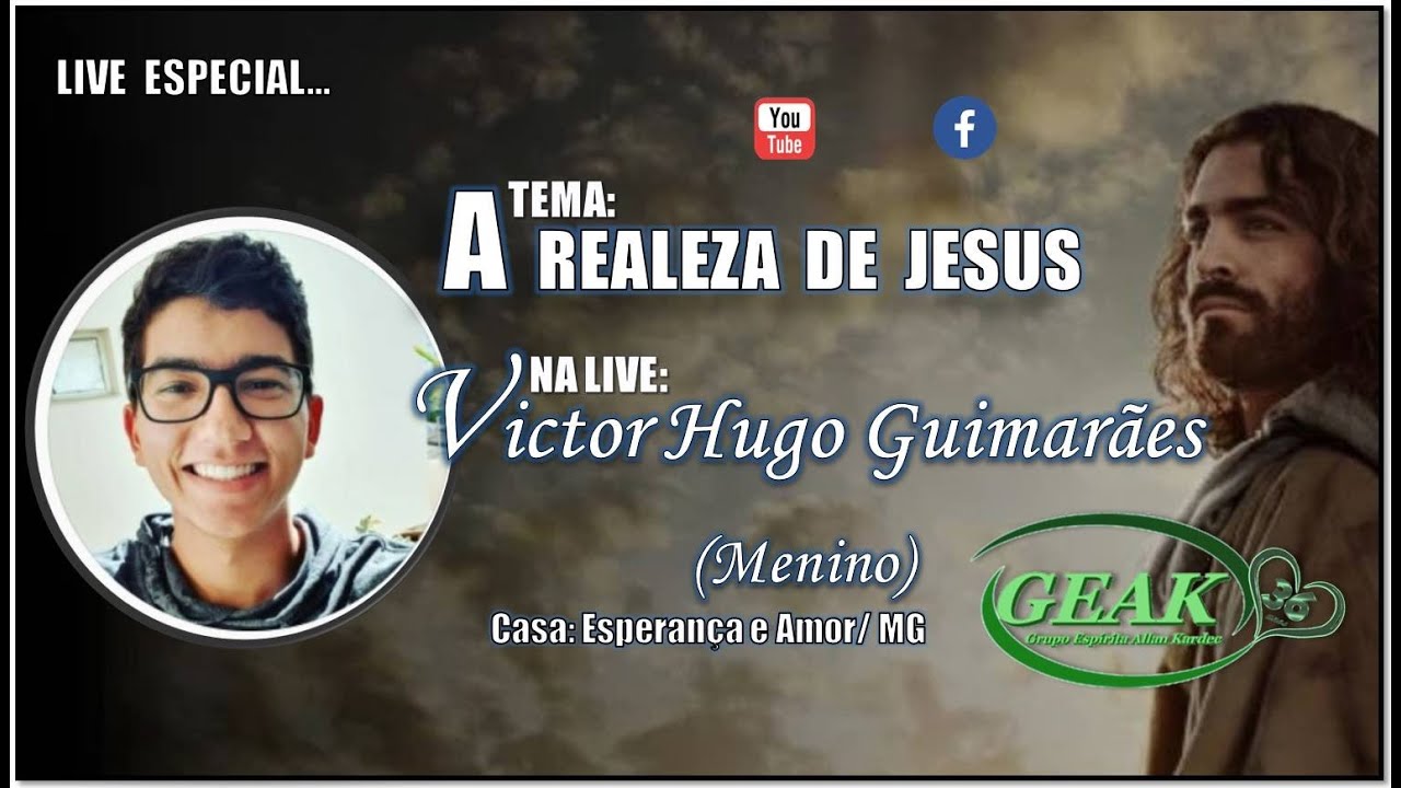 A REALEZA DE JESUS - por Victor Hugo Guimarães (Menino)