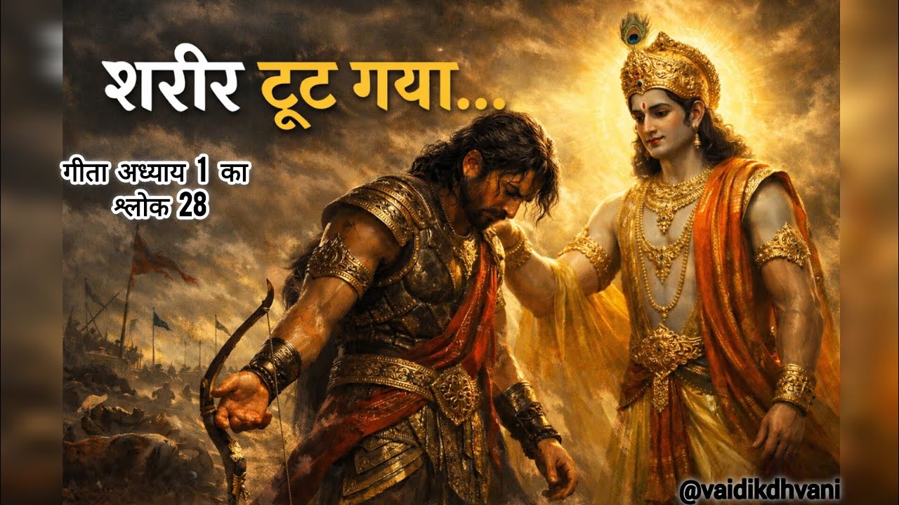 जब फैसला सही हो लेकिन शरीर साथ न दे | गीता अध्याय 1 श्लोक 28