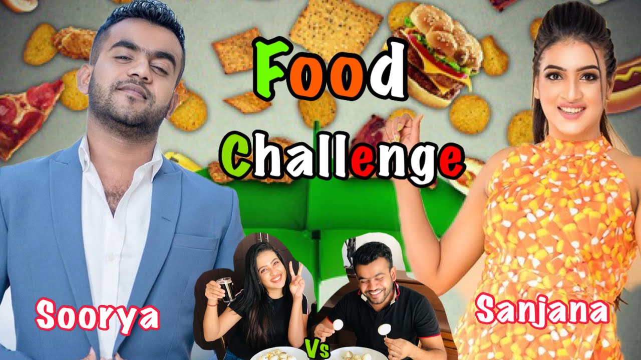 Sanjana vs soorya food challenge ⚔️😅 හිනා වෙවී බලන්න😘