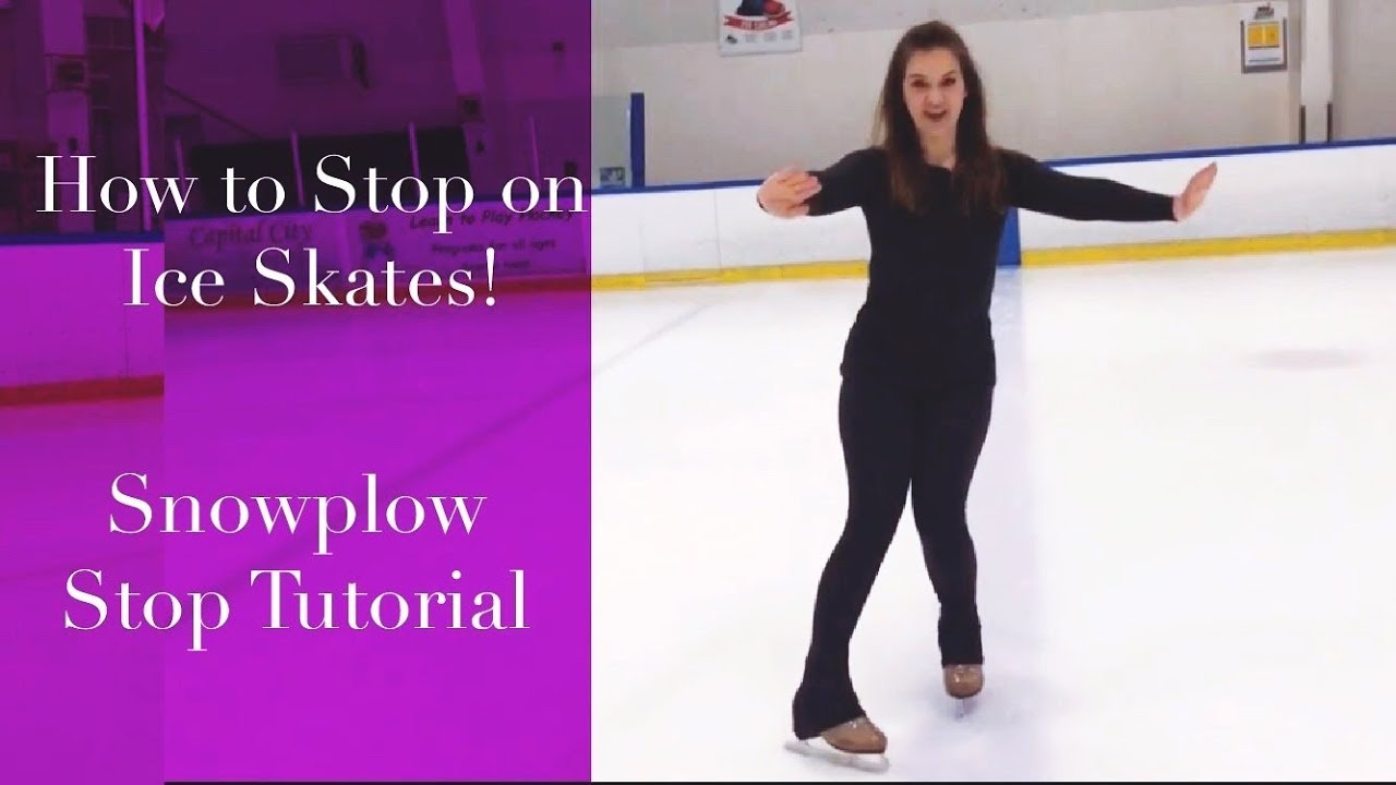 Как остановиться на коньках, снегоочиститель Forward Stop