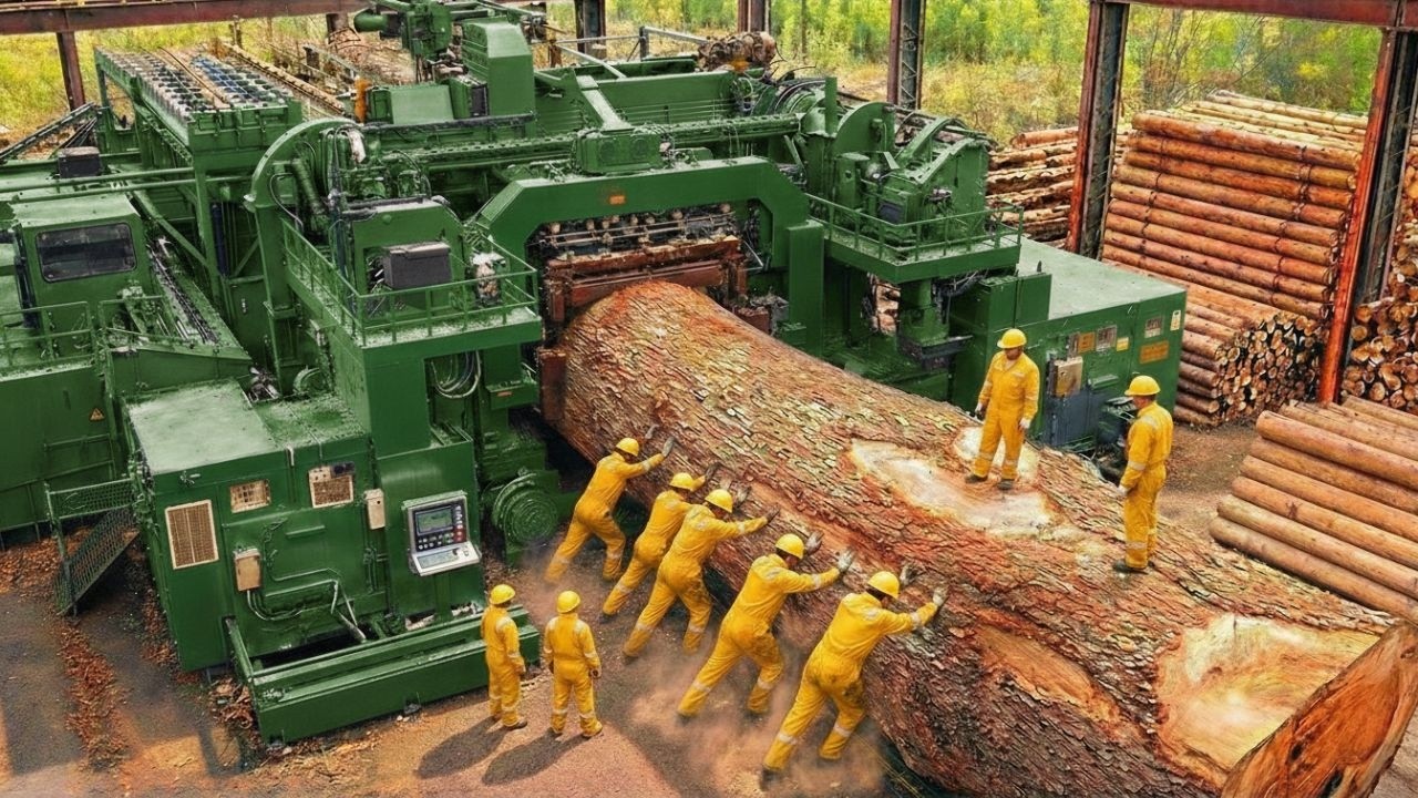 How a Single Tree Becomes a $10,000 Luxury Table | You’ve Never Seen Wood Process Like This