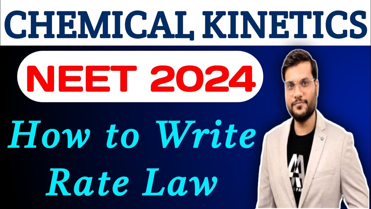 Rate Law and Differential Expression...Arvind Arora | Neet 2024 | A2 Class Learners |
