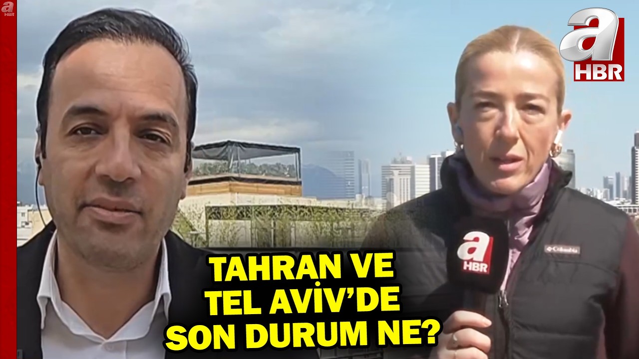 A Haber Füze Yağmuru Altındaki Tel Aviv'de! Bombardıman Altındaki İran'da Neler Oluyor? | A Haber