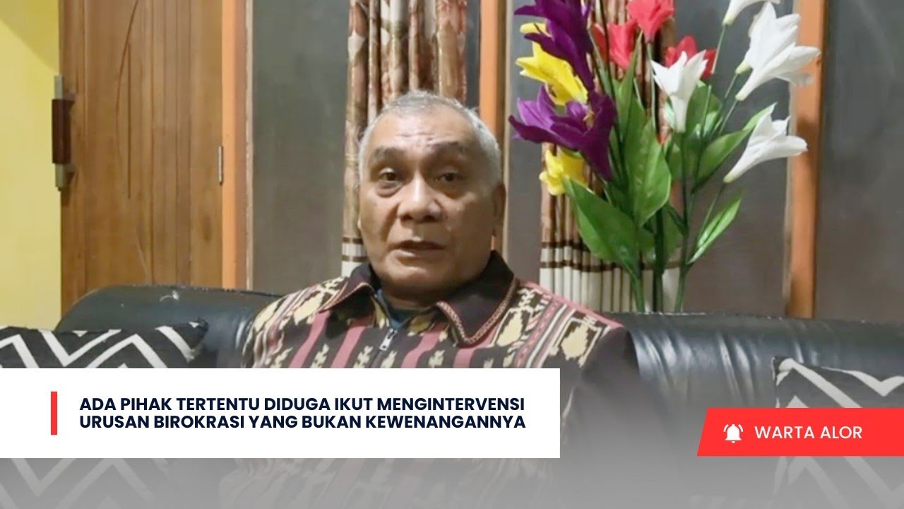 Ketua Komisi I DPRD | Birokrasi Alor Seperti Kentut, Tidak Terlihat Tapi Baunya Tercium Kemana-mana 