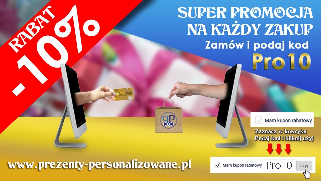 Jak wykorzystać kupon Rabatowy w sklepie internetowym Shoper - prezenty-personalizowane.pl