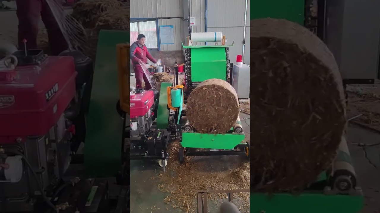 Fully automatic silage baler - good tools and good machinery make work easier