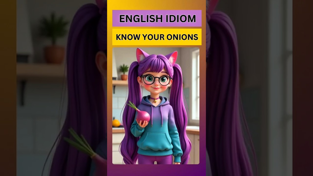 British English Idiom: 'Know Your Onions #shorts #youtubeshorts #learnenglish