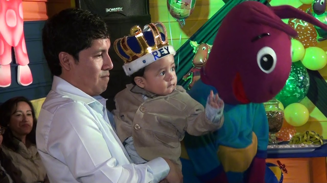 Entrada de los backyardigans para el cumple de mi bebé Salvador