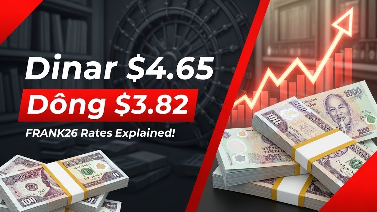🚨Iraqi Dinar $4.65 & Vietnamese Dong $3.82 &ndash; Frank26 Rates Explained! 💰 What Holders MUST Know