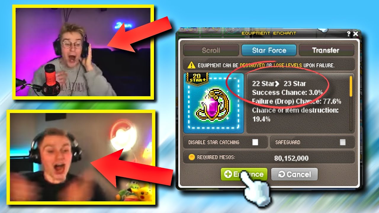 Hitting 23* In Maplestory Reboot - Maplestory Most INSANE Moments EVER!!!