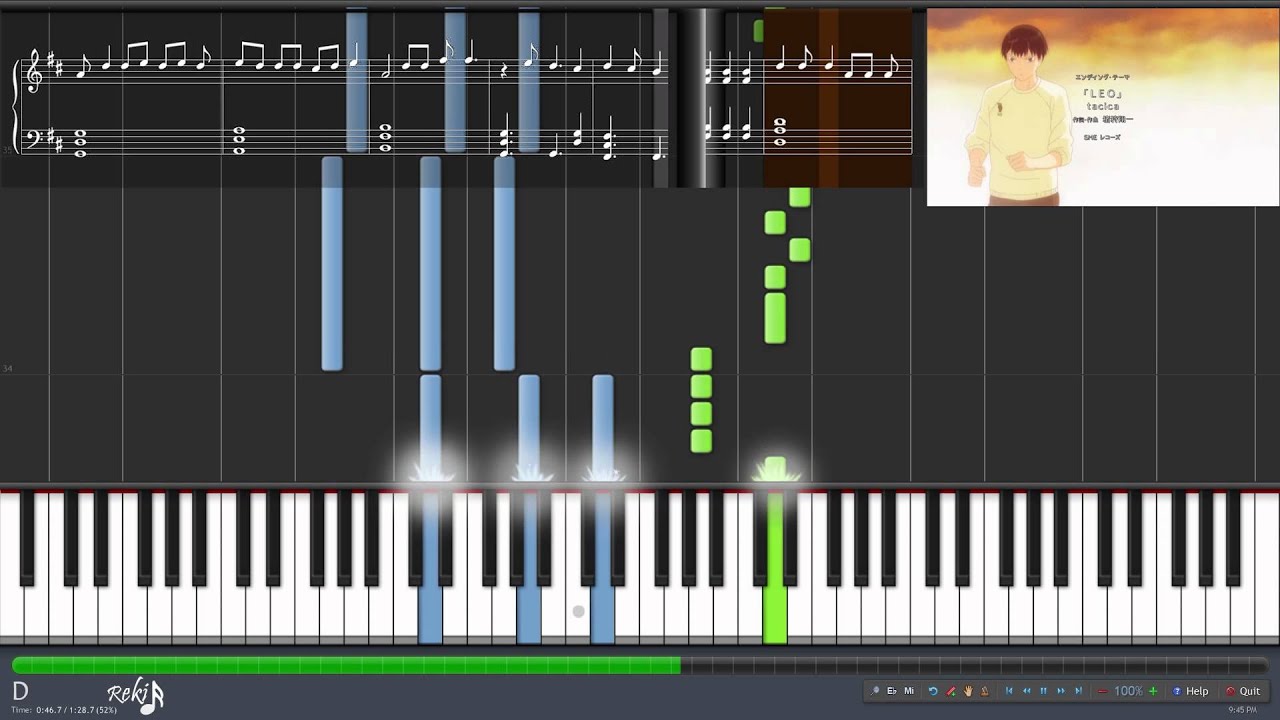 【TV】Haikyuu!! Ending 2 - LEO (Piano)