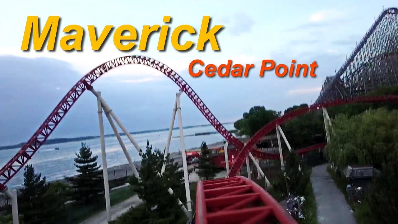 Maverick Roller Coaster On Ride Front Row HD POV Cedar Point 2018