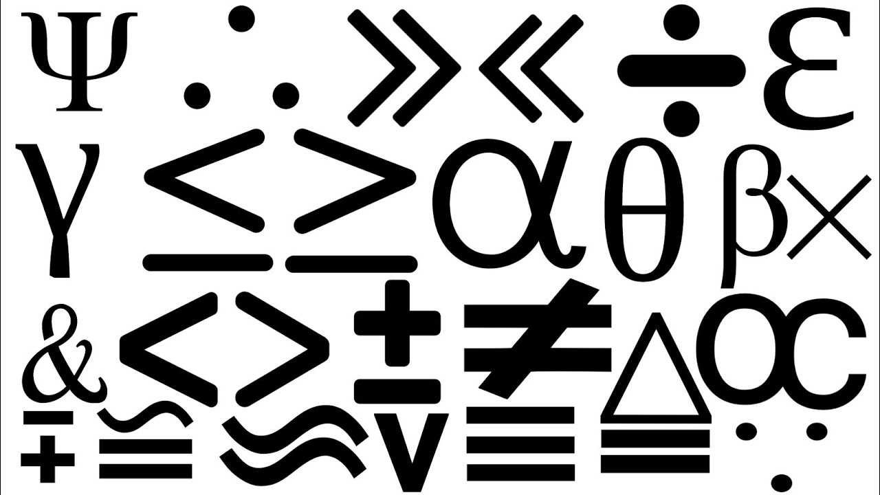 Mathematics symbols name Hindi and English. गणित के चुनाव के नाम हिंदी और अंग्रेजी में। भाग (1)