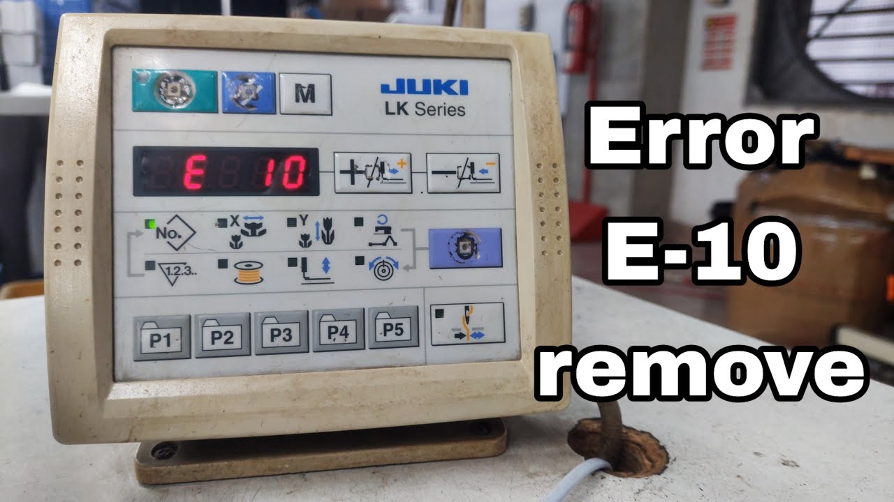 juki lk 1903 a-ss error 10 remove @sewingmachinerepair1