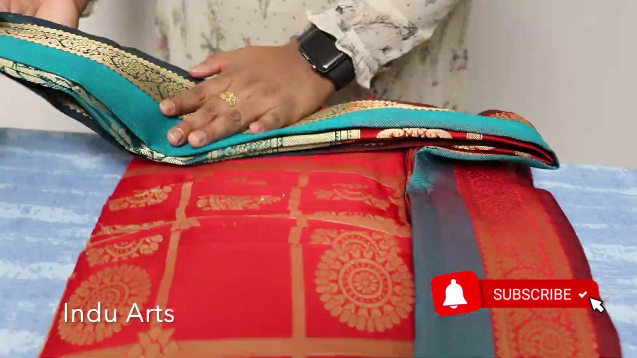 Saree Folding new Box Style Trending | Trailer | Indu Arts
