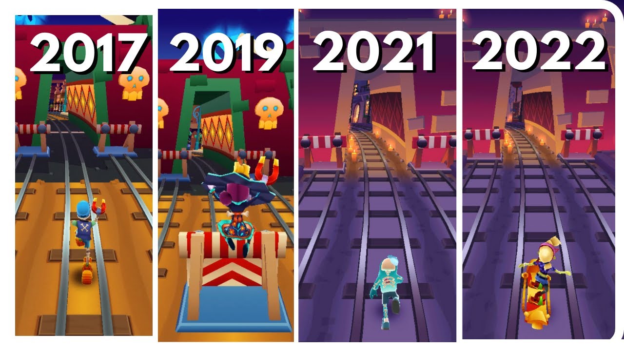 Evolution of MEXICO Map in Subway Surfers | 2017 - 2019 - 2021 - 2022