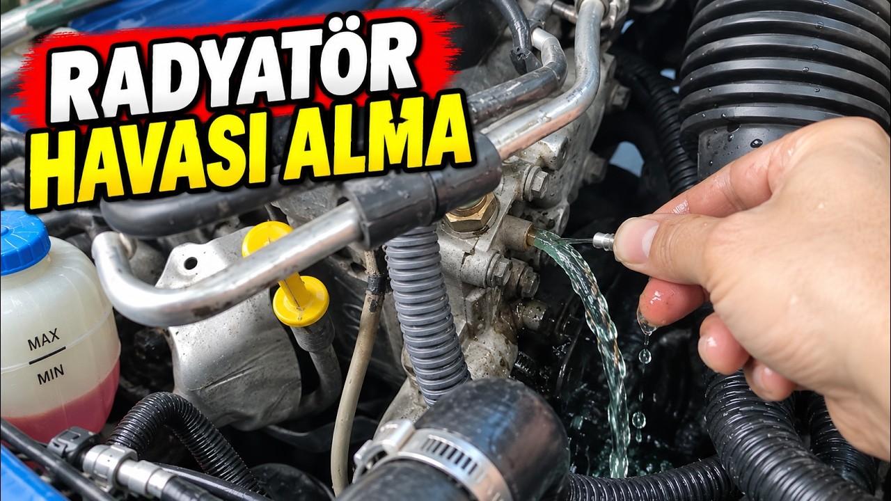 Araç Radyatör Havası Nasıl Alınır? Antifriz Motor Suyu Havası Nasıl Alınır