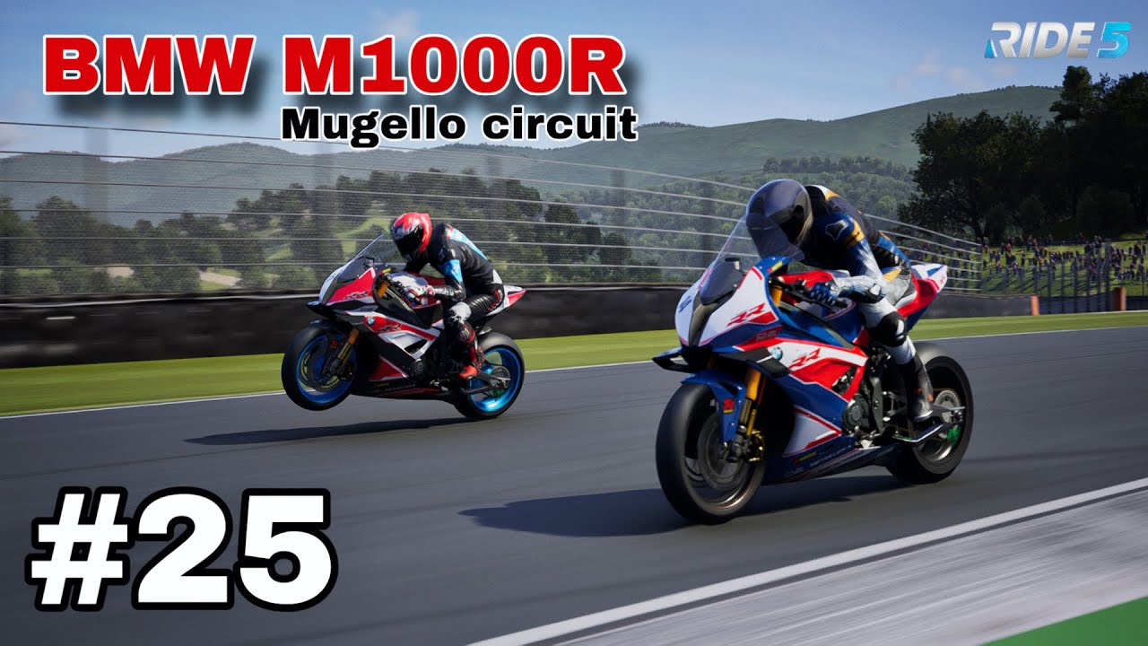 Ride5 - BMW M1000RR race Mugello circuit 
