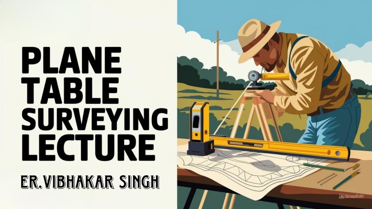 Plane Table Surveying Full Lecture | Principles, Instruments & Step-by-Step Guide