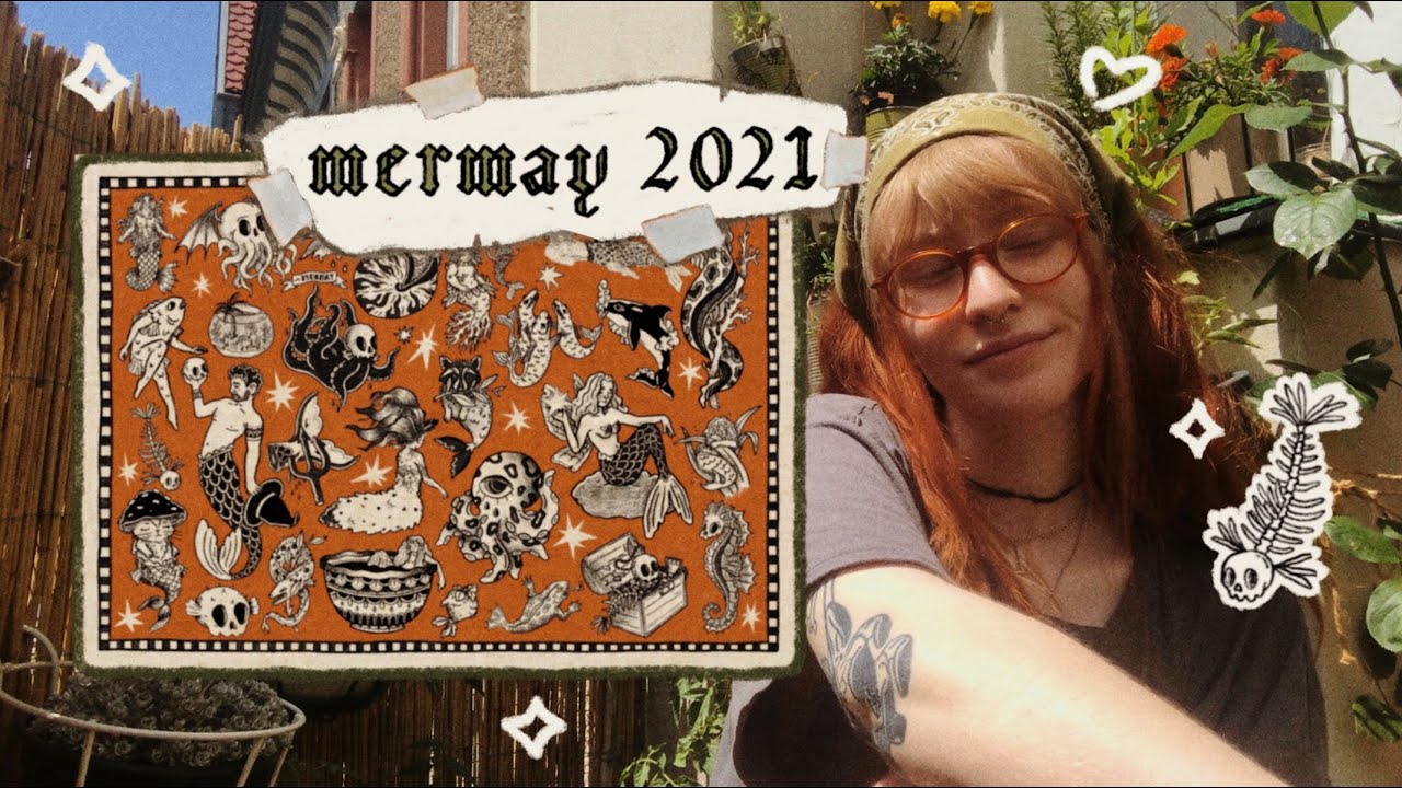 ✧ MERMAY VLOG ✧ | sketchbook tour, tattoo flash | community prompts