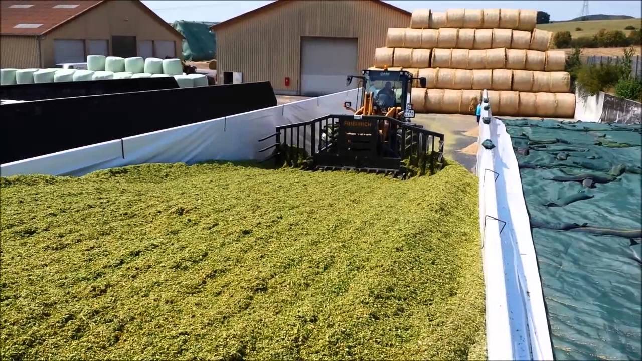 Case Radlader 721F - Silage