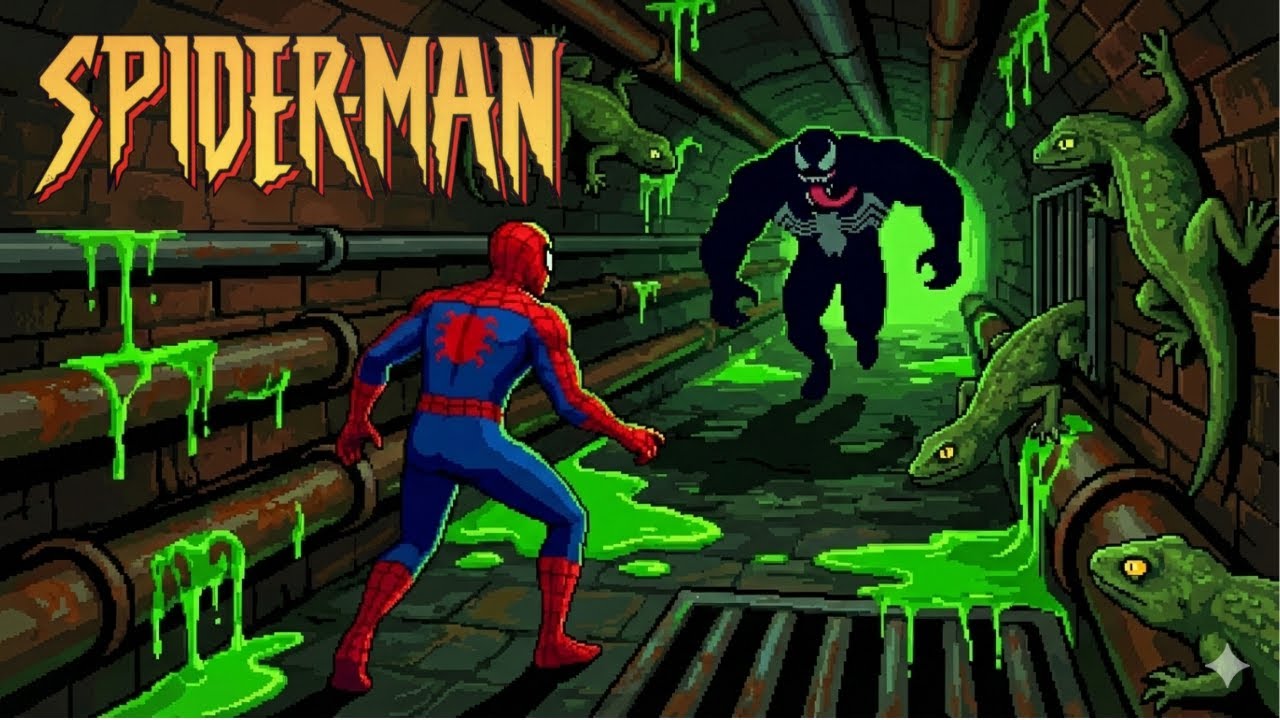 Spider-Man 1 PS1 – #07: Perseguindo o Venom no esgoto! 🖤🔥🕷️ – Gameplay Legendada PT-BR