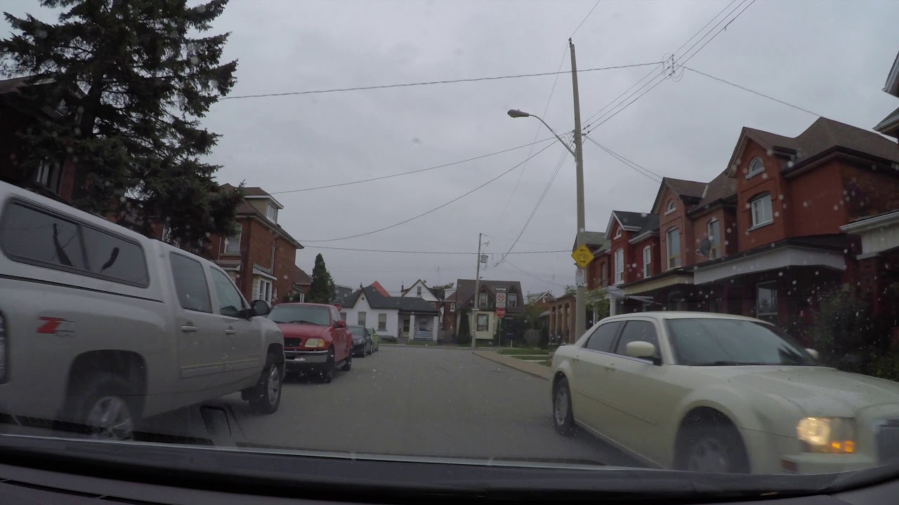Driving around Hamilton, Ontario