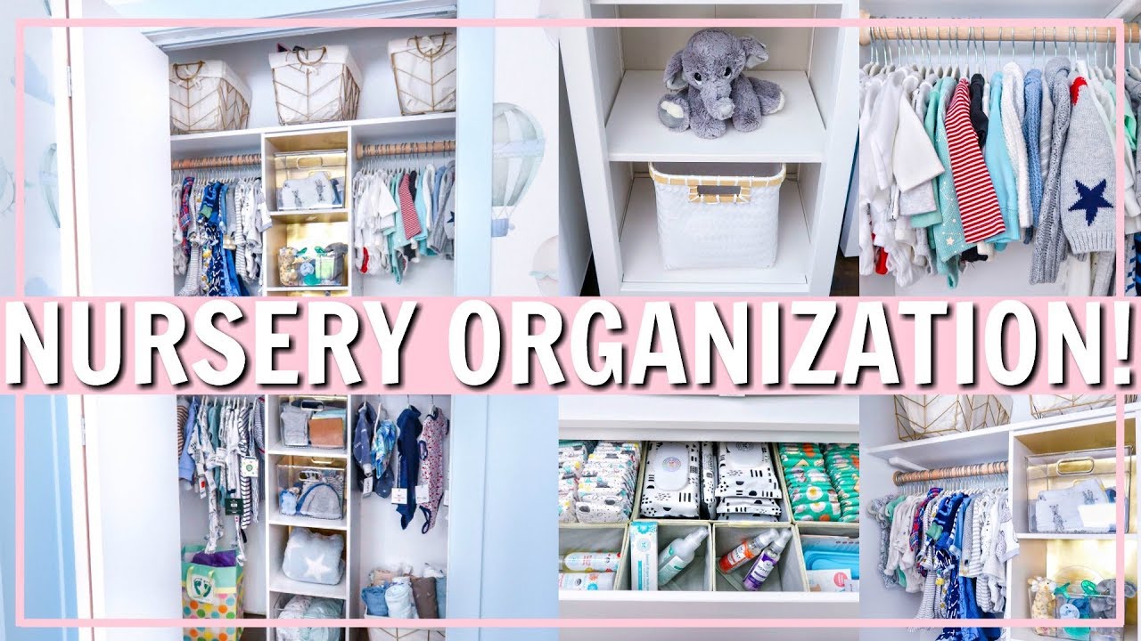NURSERY ORGANIZATION IDEAS & HACKS! | Alexandra Beuter