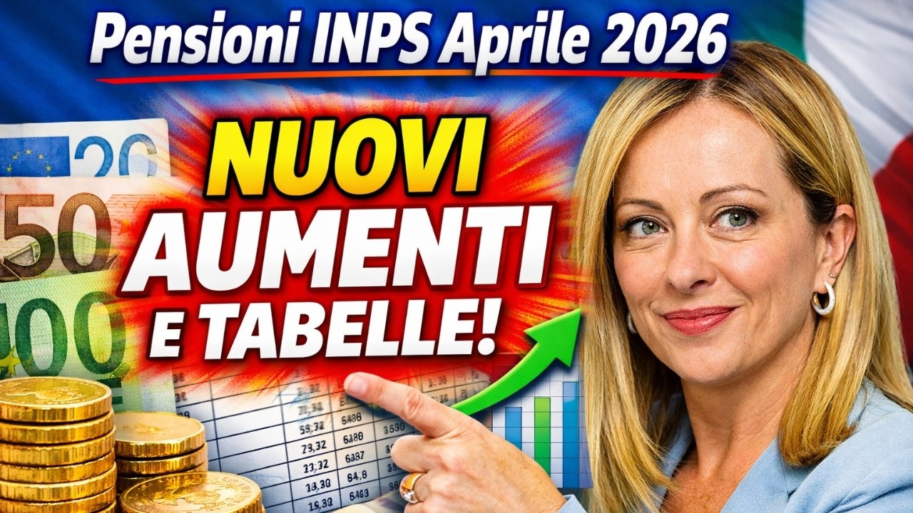 Pensioni INPS Aprile 2026: Nuovi Aumenti Ufficiali e Tabelle Aggiornate per i Pensionati