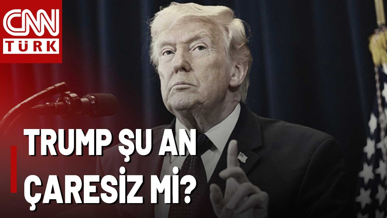 Trump'tan Dikkat Çeken Açıklamalar! ABD İran'da Çaresiz Mi Kaldı?
