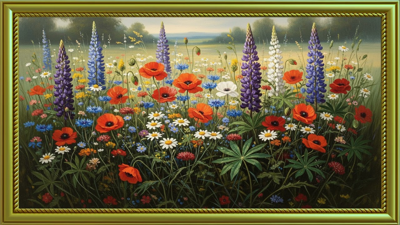 Relax with Timeless Vintage Flower Paintings | Transform Your TV Into Classical Art | 4K