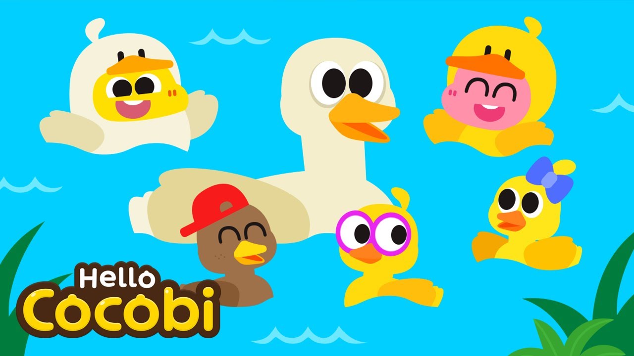 Five Little Ducks🐤Mother Goose Song | Nursery Rhymes | Kids Songs | Hello Cocobi